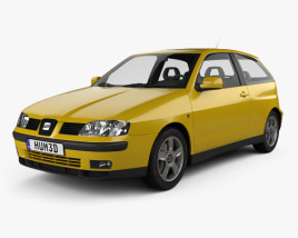 Seat Ibiza 3 porte 1999 Modello 3D