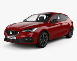 Seat Leon FR 5ドア ハッチバック 2020 3Dモデル