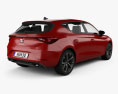 Seat Leon FR 5-door hatchback 2022 3d model back view