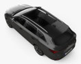 Seat Leon FR eHybrid sportstourer 2022 Modèle 3d vue du dessus