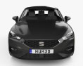 Seat Leon FR eHybrid 5-door hatchback 2022 3d model front view