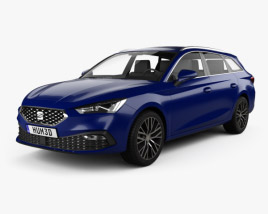 Seat Leon sportstourer Xcellence 2022 3D model