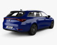 Seat Leon sportstourer Xcellence 2022 3d model back view