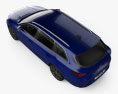 Seat Leon sportstourer Xcellence 2022 3d model top view