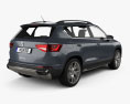 Seat Ateca Xperience 2022 3D 모델  back view