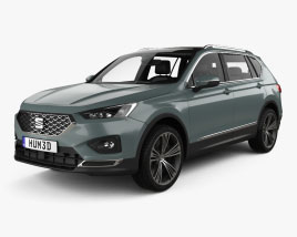 Seat Tarraco with HQ interior 2019 3D model