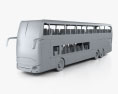 Setra S 531 DT bus 2018 3d model clay render