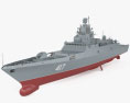 Clase Almirante Gorshkov Fragata Modelo 3D