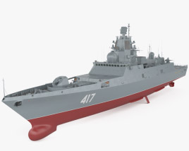 Classe Almirante Gorshkov Fragata Modelo 3d