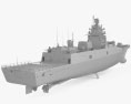 Фрегат проекту 22350 типу «Адмірал Горшков» 3D модель