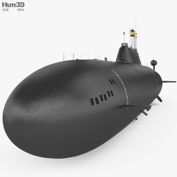 akula class submarine model