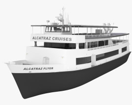Alcatraz Flyer cruise ship 3D model