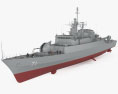 Alvand-class frigate 3d model