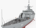 Alvand-class frigate 3d model