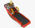 Anchor handling tug supply vessel 3D 모델 