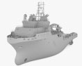 Anchor handling tug supply vessel 3D-Modell