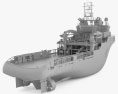Anchor handling tug supply vessel 3D модель