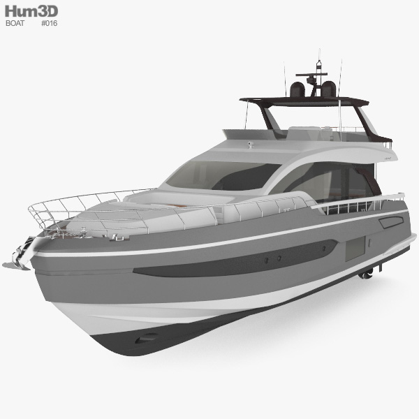 Azimut 78 Yacht 3D model