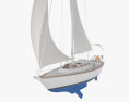BRISTOL 35.5 Sailboat 3Dモデル