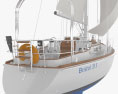 BRISTOL 35.5 Sailboat 3d model