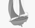 BRISTOL 35.5 Sailboat Modello 3D