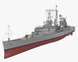 Cleveland-class cruiser 3D model