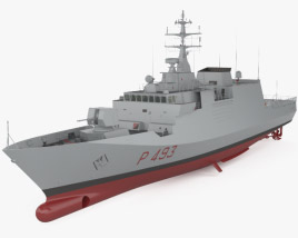 Comandanti-class patrol boat 3D model