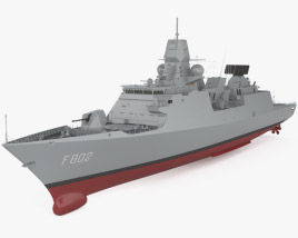 De Zeven Provincien-class frigate 3D model