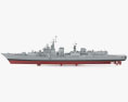 Delhi-class destroyer Modèle 3d