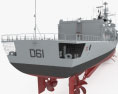 Delhi-class destroyer Modèle 3d