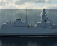 欧洲多用途巡防舰 3D模型