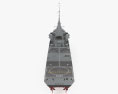 French frigate Aquitaine 3d model