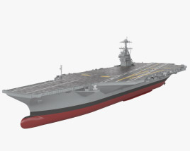 Gerald R. Ford-class 항공모함 3D 모델 