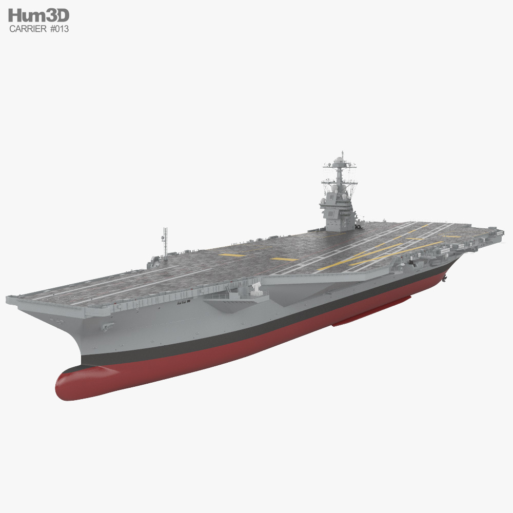 Gerald R. Ford-class aircraft carrier 3D model