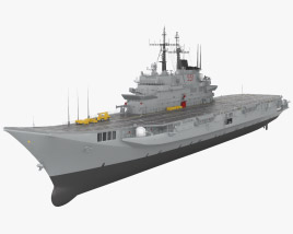 Giuseppe Garibaldi aircraft carrier 3D model