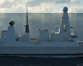 HMS Daring D32 3d model