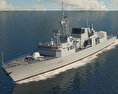 Halifax class frigate 3d model