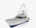 Hatteras GT65 Carolina Sportfishing Yate Modelo 3D