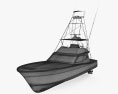 Hatteras GT65 Carolina Sportfishing Yate Modelo 3D