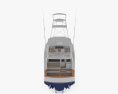 Hatteras GT65 Carolina Sportfishing Yate Modelo 3D