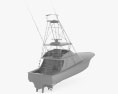 Hatteras GT65 Carolina Sportfishing Yate Modelo 3D