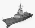 Hobart-class destroyer Modèle 3d