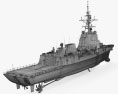 Hobart-class destroyer Modèle 3d