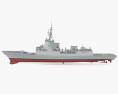 Hobart-class destroyer 3d model