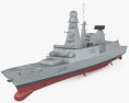 Classe Orizzonte Fregata Modello 3D