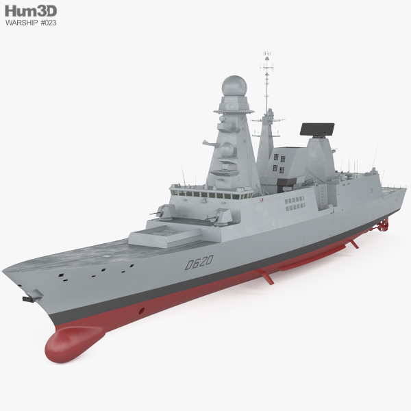 Horizon-class frigate 3D model