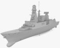 Horizon-class frigate 3d model