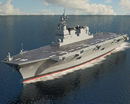 日向級護衛艦 3D模型