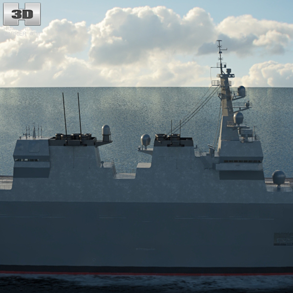 Hyuga-class Helicopter Destroyer 3D model - Ship on Hum3D