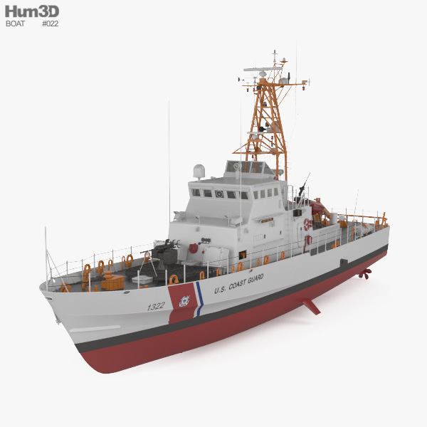 Island-class Buque patrullero Modelo 3D